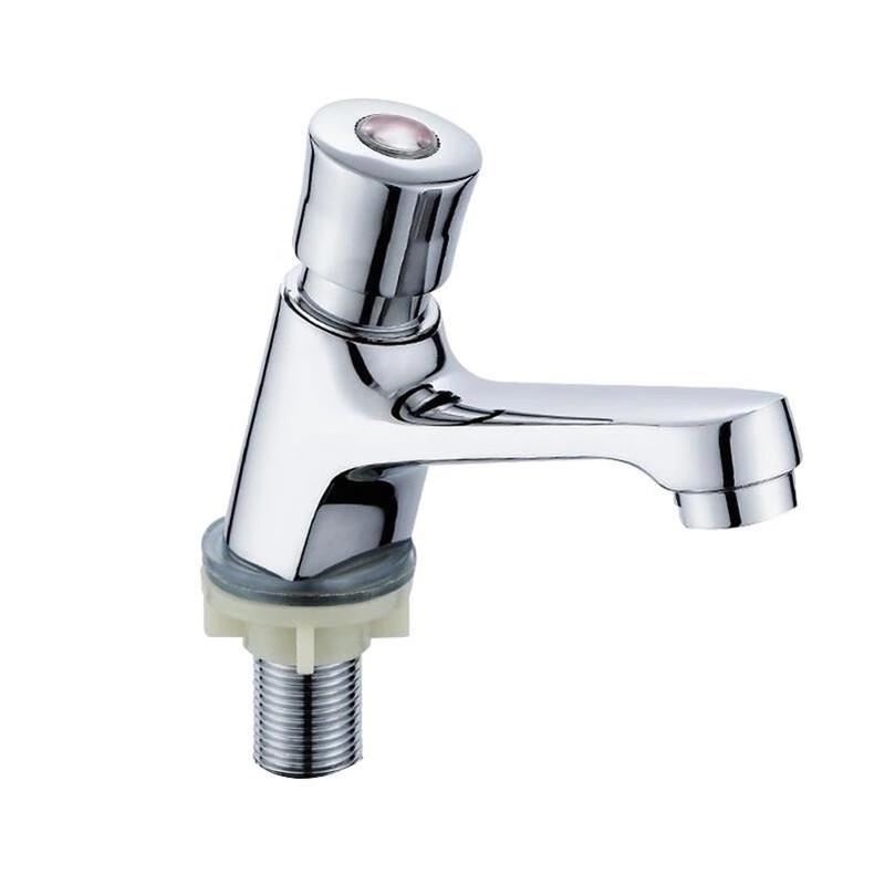Copper Press-Type Single Cold Basin Delay Faucet