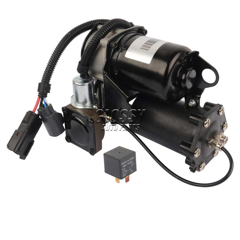 AP03 LR023964 Hitachi Style Air Suspension Compressor Pump +Relay For Land Rover Discovery 3&4 LR3 LR4 Range Rover Sport