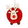 Christmas Figurines Decoration Elk Deer Doll for Year's Garden