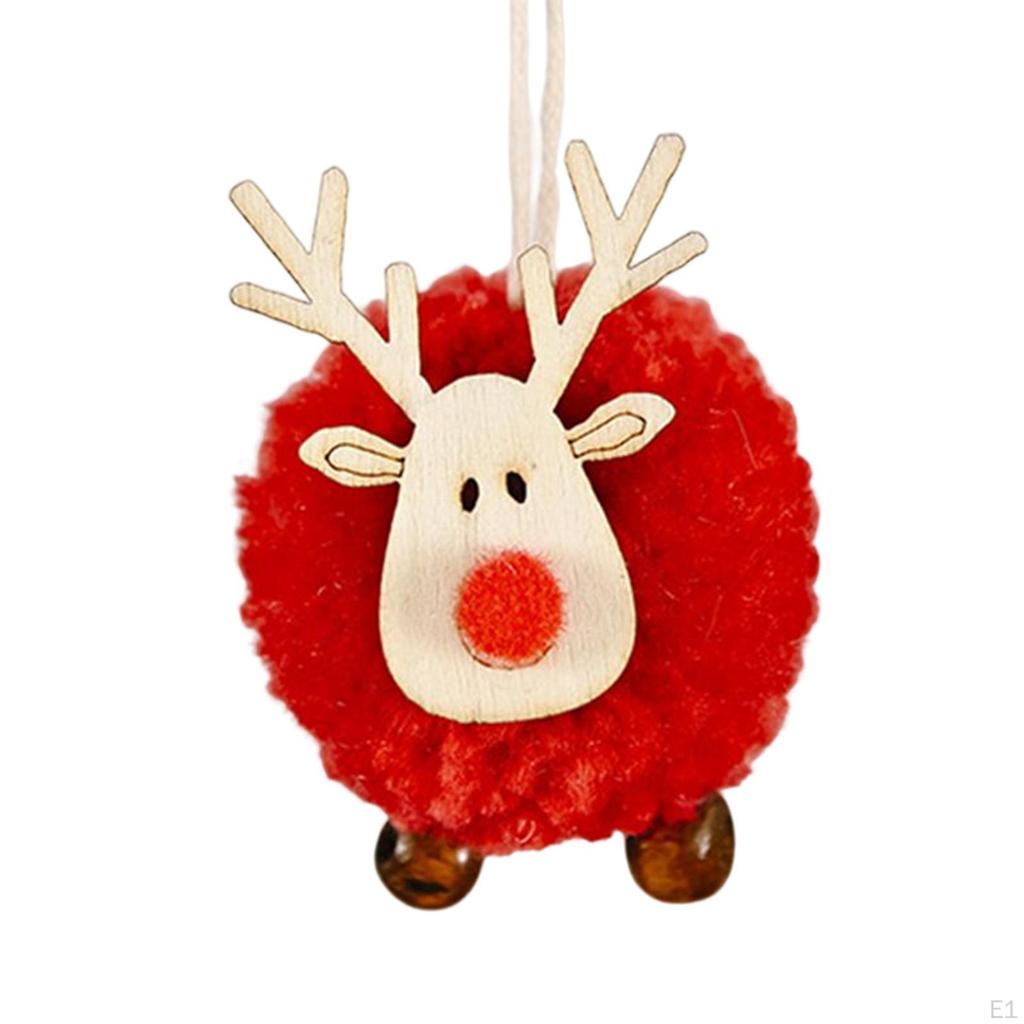 Christmas Figurines Decoration Elk Deer Doll for Year's Garden