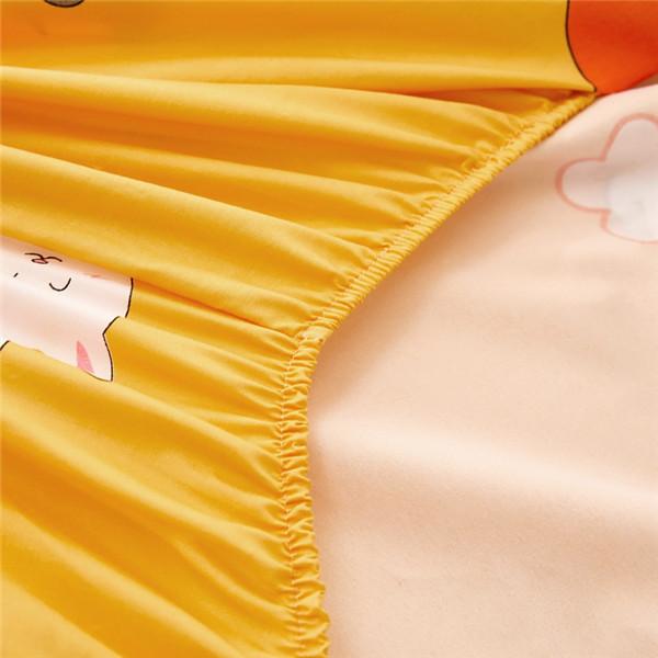 100 % wasserdichter Matratzenbezug mit tiefen Taschen, Anti-Milben-Spannbettlaken, Bettschutz, Tagesdecke mit Aufdruck