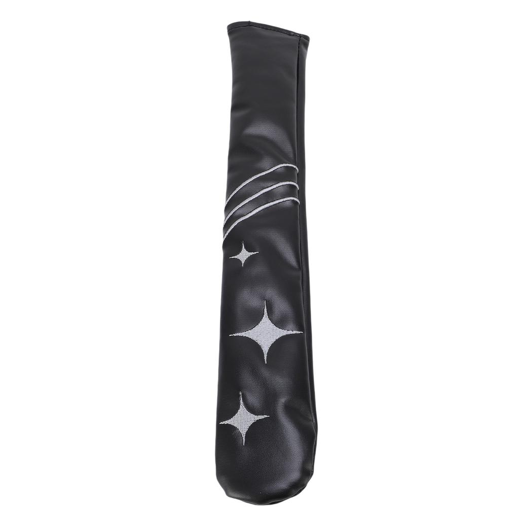 Alignment Stick Cover PU and Velvet Portable Alignment Rods Scratchproof Protector for Training Black