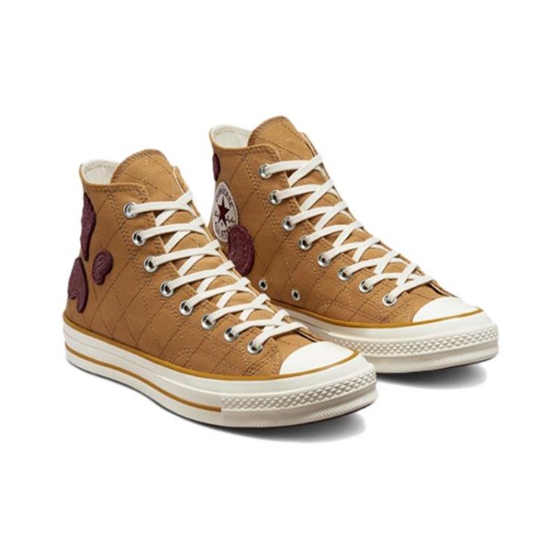 Converse Chuck Taylor All Star 1970s Vintage Easy To Wear High Top Espadrilles Unisex Brown