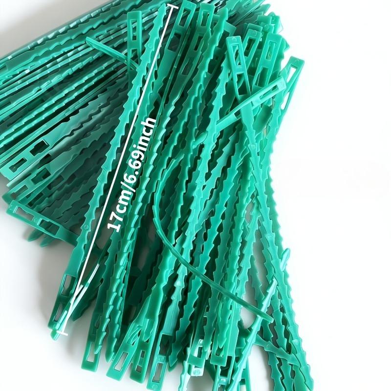 30/50pcs 17cm Adjustable Plant Ties, Reusable Flexible for Vines Tomatoes Trees, Gentle On Stems, Garden Support Straps