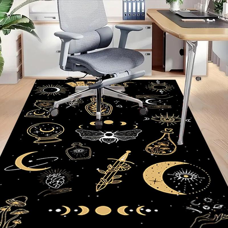 1pc astrology esotericism Carpet Anti Slip Polyester Floor Mat for office.Bedroom