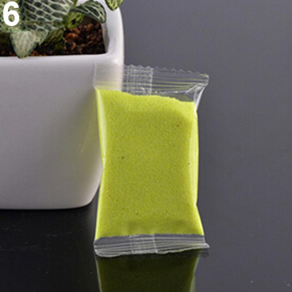 Fantastický 1 sáček Quartz Sand Miniatur Tank Akvárium Bonsai Pot Fairy Garden Decor