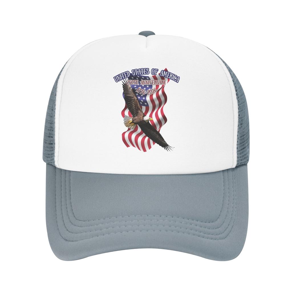 America Freedom Flight Mesh Baseball Cap Unisex Women Casual Sun Hat Years of Freedom Dad Hat Adjustable Summer Trucker Cap