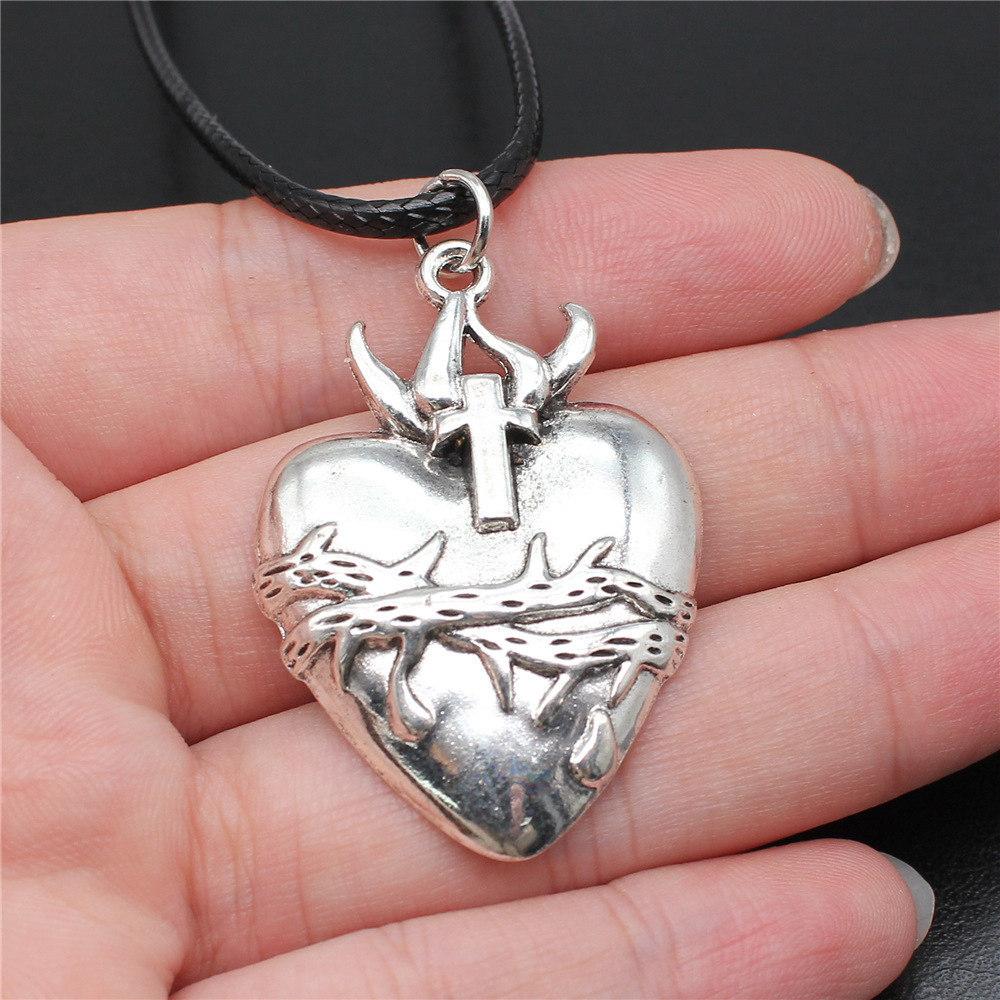 Love Heart Angel Peace Dove Pendant Antique Bronze Metal Bridesmaid Choker Necklace New Arrival Gift