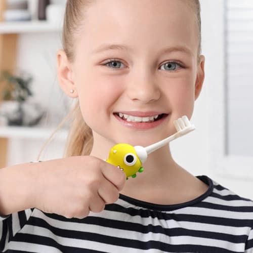 Keloglu Toddler Toothbrush, Manual Toothbrush for Kids - Soft Bristles, Toddler Training Toothbrush with Child-Sized Brush Head | Cute Kids Toothbrush
