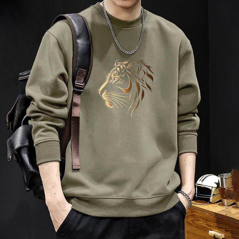 Men s Loose Casual Trendy Fleece-Lined Hoodie - Autumn/Winter Style XL [150-180lbs]