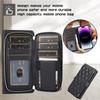 Crossbody Lanyard Zipper Leather Wallet Phone Case for iPhone 17 Air 16E 16 Pro Max 15 14 Plus 13 12 11 X XR XS Wrist Rope Cover