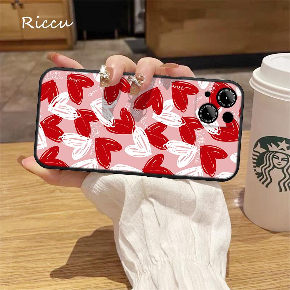FOR IPhone 14 Cute Love Heart Phone Case 14 11 12 Pro 8 7 14 Plus X Pro 14 MAX 13 MINI XR XS Iphone 14 Plus Soft Phone Covers