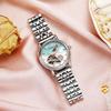 Genuine Automatic Mechanical Waterproof Watch for Women - Trendy Multi-Functional with Day, Date, Month, Year, and Starry Design.