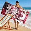 Custom Athletic Bilbao Print Beach Towel, Large Soft Quick Dry Towel for Beach Camping Swimming