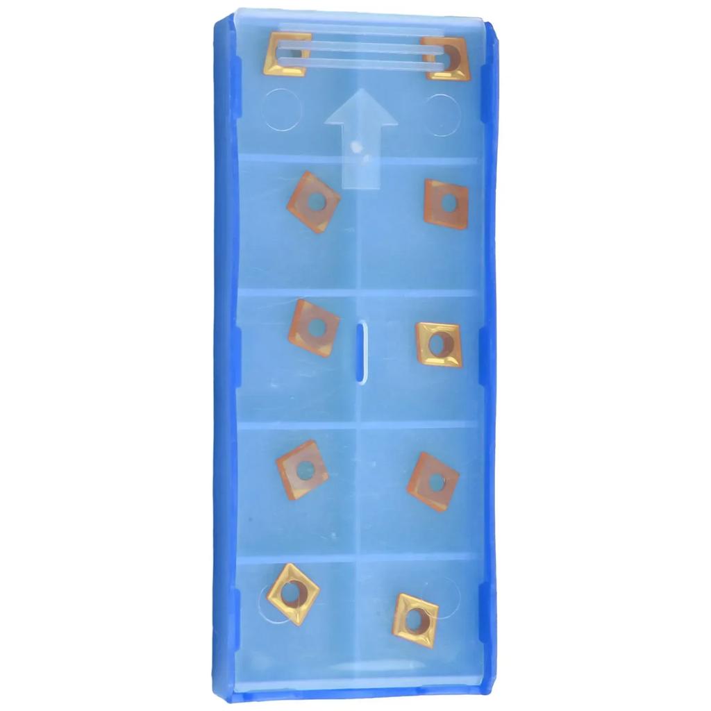 10 Pcs CCMT060204 Carbide Inserts Blades VP15TF Workshop Metalworking Tools Turning Tools Accessories Coated Metal