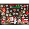 Christmas Wall Merry Stickers Window Glass Decals Home Room Xmas New Year Decor