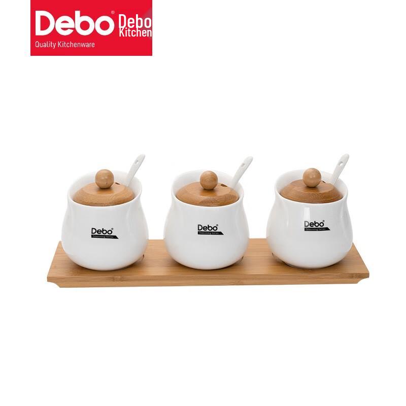 

Debo Judith Ceramic Seasoning Jar 3-Piece Set
