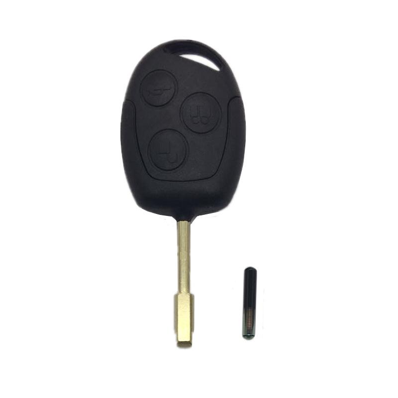 Compatible Ford Car Keys: Mondeo, Fiesta 3-Button, 433 MHz, 4D60 80-bit Chip