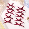LOVEKIKI 10Pcs Mini Hair Bows Clip Women Girls Y2k Ins Style Dress Up Hair Bangs Clips Party Colorful Ribbon Hairgripes Headwear