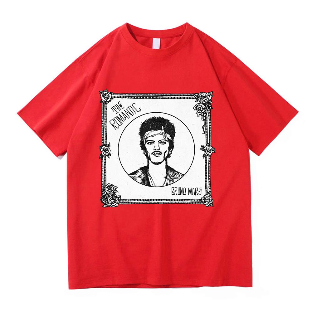 The RoUnisextic Album T Shirt Bruno Mars The RoUnisextic Tour UnisexWOMEN Clothing Vintage Harajuku High Quality Tshirts