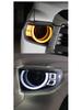 14-20 Toyota Tundra LED Projector Headlights with Defender Style DRL and Turn Signals