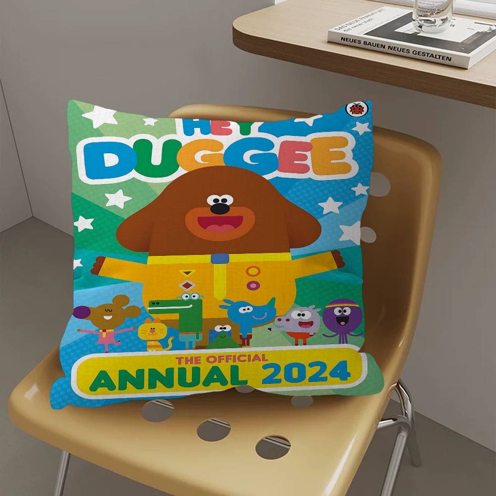 H-Hey D-Duggee Pillow Gift Home Office Decoration Pillow Bedroom Sofa Car Cushion CoverPillow Case