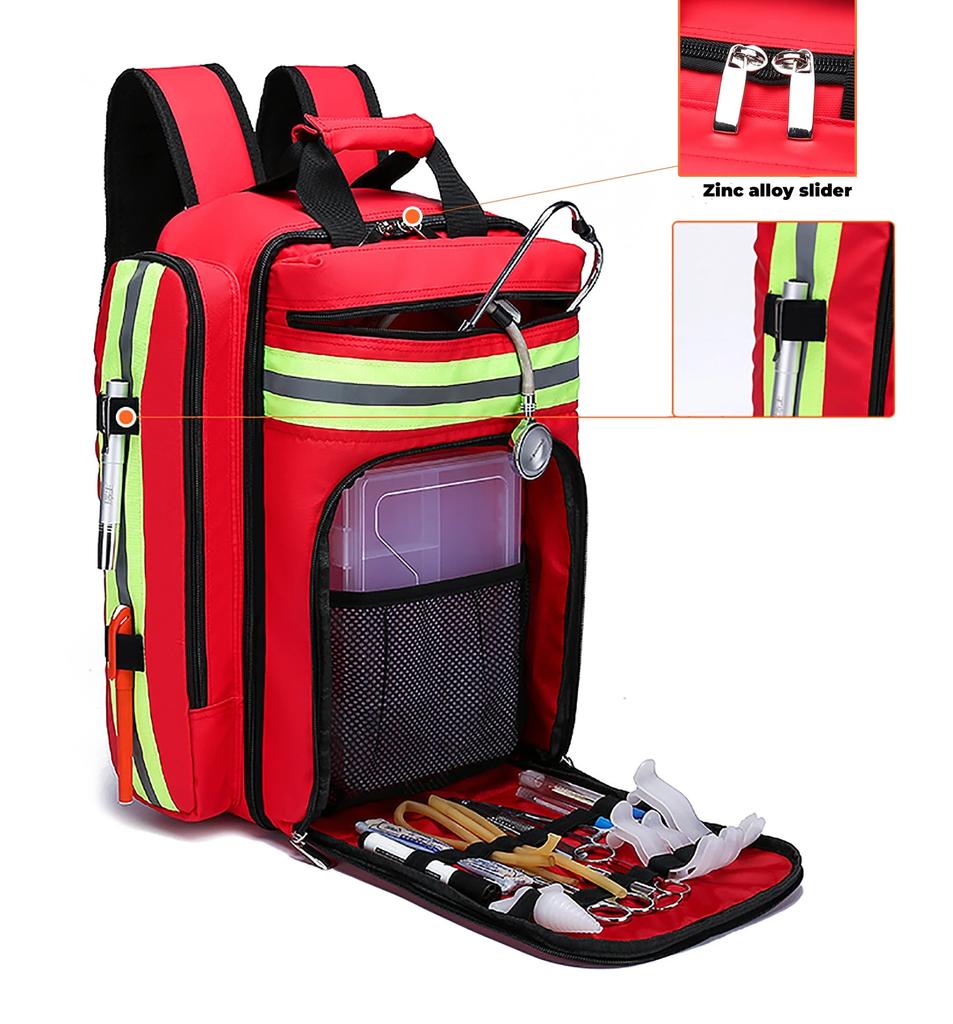 Disaster Relief Bag First Aid Kit Emergency Rescue Backpack Large Capacity Classified Storage Survival Kits Medical Organizer