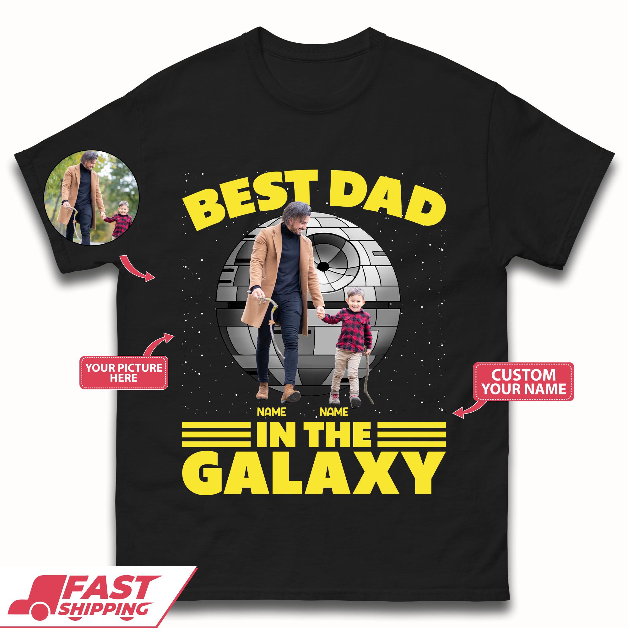 Best Dad In The Galaxy Mens T-Shirt L