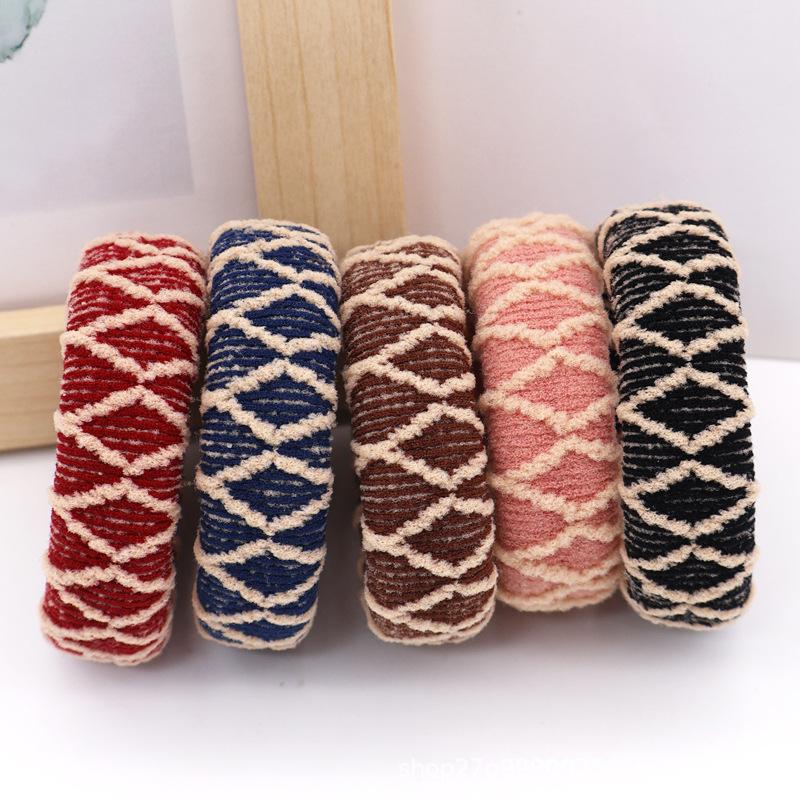 5 Pcs Simple Scrunchies Women Girls Elastic Hair Rubber Bands Accessories Tie Hair Ring Rope Headdress Headwear Ponytail Holder