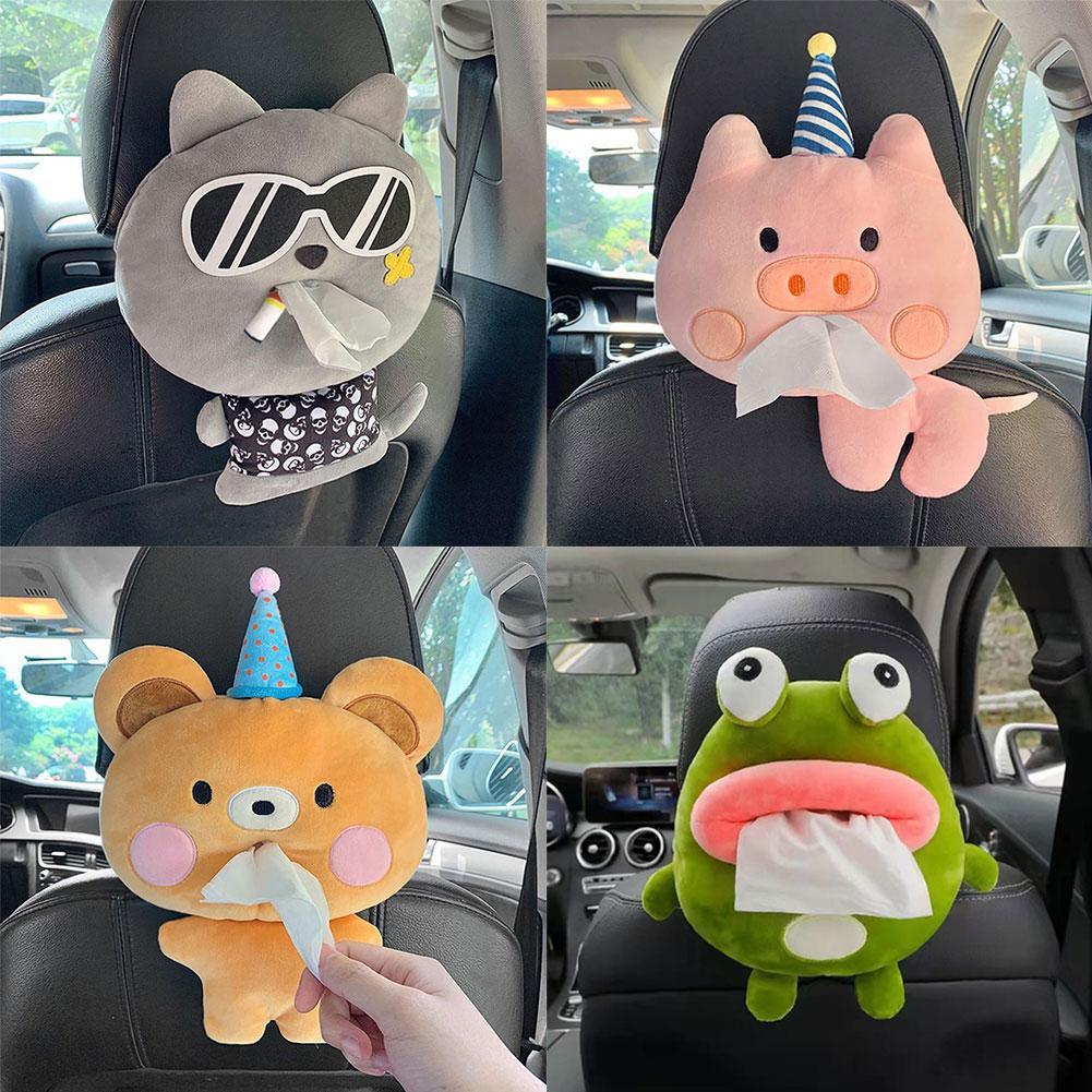 Nette Auto Tissue Halter In Auto Tissue Box Halter Plüsch Tissue Box Auto Tissue Boxen Für Die Auto Serviette Box tissue Lagerung Box P1L9