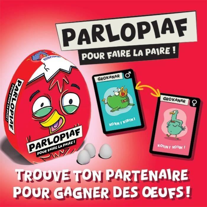 PARLOPIAF - Jeu d'ambiance de famille - Jeu de société -MEGABLEU - Dès 8 ans