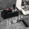 SCHACCESS Black Espresso Tool Set with 53mm Coffee Tamper Fits Coffee and ABS Tamper Professional coffee accessories for a professional barista