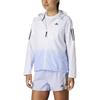 Adidas Otr Fw24 B Cb Hooded Zip Striped Long Sleeve Jacket Women Jacket White Purple JC9895