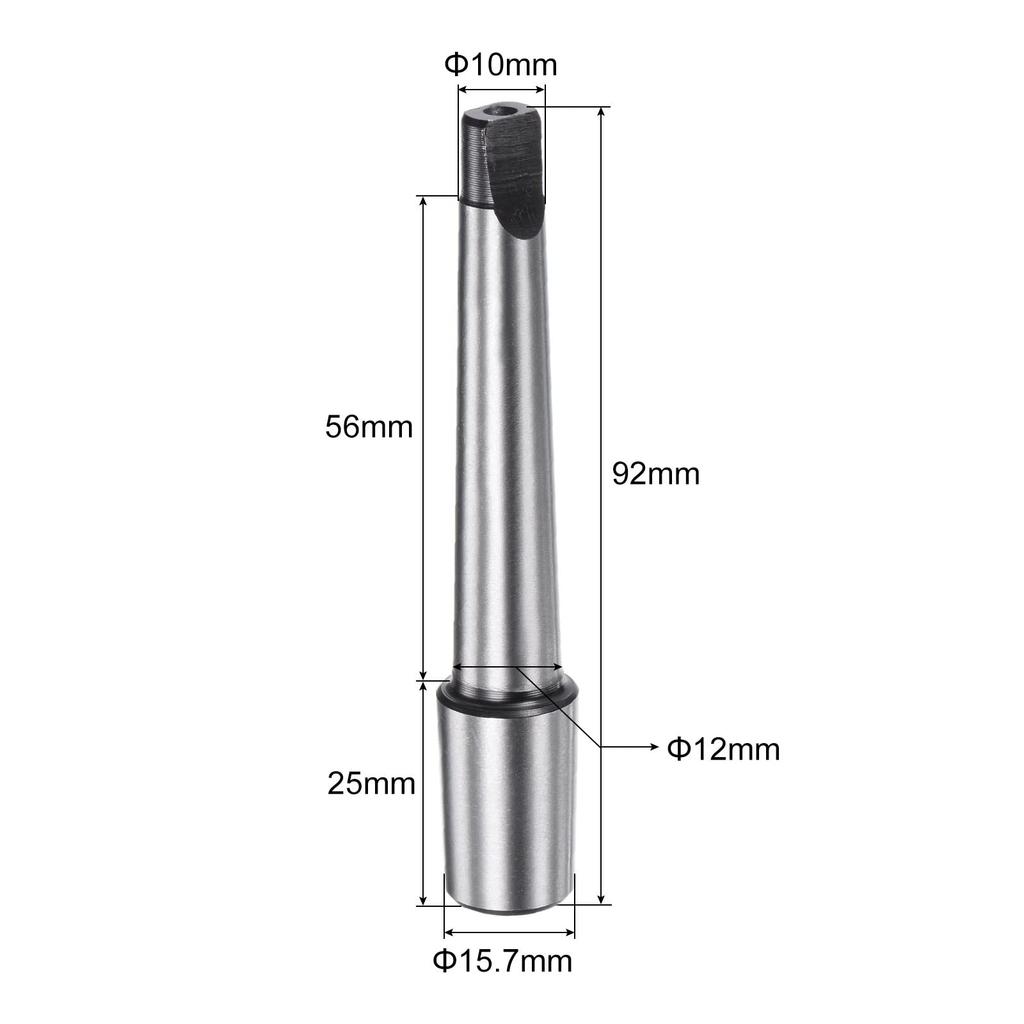 Uxcell Morse Taper Adapter Steel Lathe Chuck Morse Taper Sleeve Drill Chuck for Morse Taper 16B Lathes MT1-B16 45# Adapter, Lathes, 1MT,