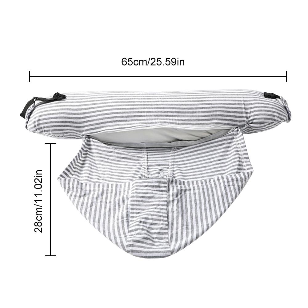 Opvouwbaar Nekkussen Reiskussen met Capuchon Lichtgewicht Vulbaar Nekkussen Nekkussenhoes voor Reisbenodigdheden