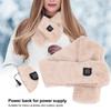 Elektrisch beheizter Schal Winter Indoor Outdoor 3 Stufen Temperatur einstellbar Heizende Nackenwärmer für Wandern