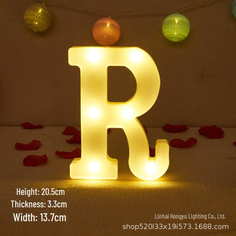 26 English Letter Night Lamp for Wedding Proposal or Decor