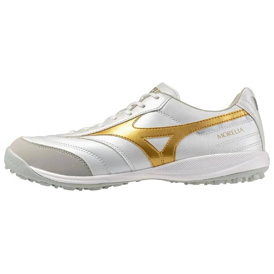 

Mizuno MORELIA SALA Soccer Shoes Unisex White Gold Q1GB261350 42.5