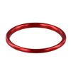 Vibrant Aluminum Alloy Steering Wheel Center Ring Cover Trim for MINI For Cooper F54 F55 F56 F57 F60 Red Accent