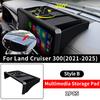 For -2024 Toyota Land Cruiser 300 Multimedia Display Back Storage Protection Sleeve Cover LC300 Interior Upgrade Accessories