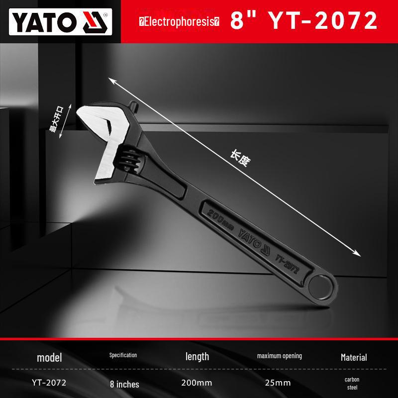 Yiertuo Adjustable 6-12 Inch Multi-Function Large Opening Wrench & Pipe Pliers