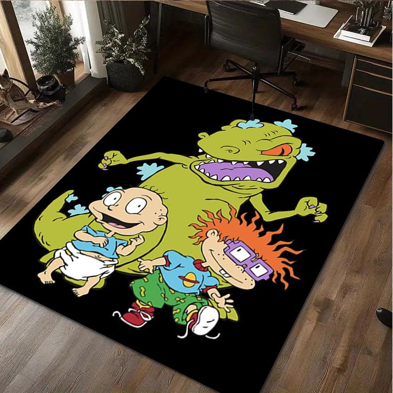 Monster Friends Carpet Office Decorative Carpet For Living Room Bedroom Door Mat Floor Rug Computer Chair Area Rug Perfect Holiday Gift