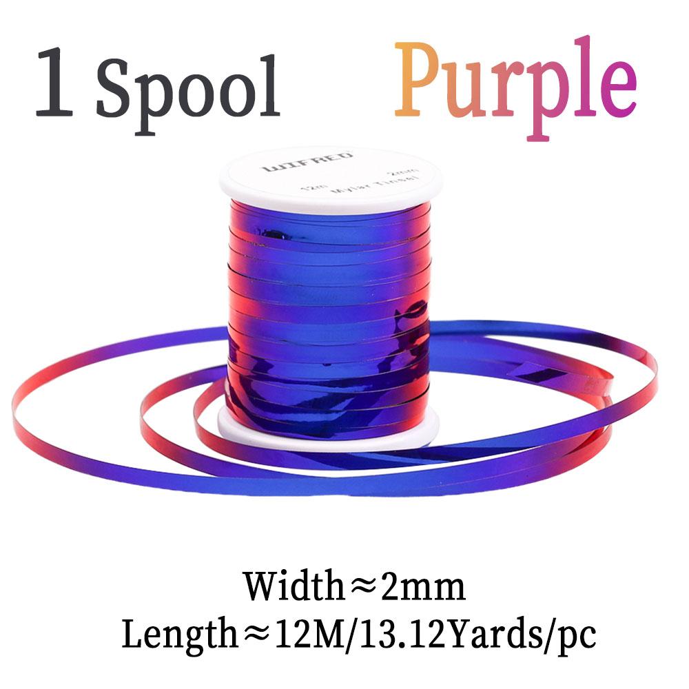 

2 мм 2 тона материал для вязания мушек плоский майларовый мишурный для стримера флэшбэк нимфы комариное тело ребро рыболовная приманка бордовый