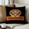 Beer Logo Jjagermeisters Pillow Cover Design cushion Cover decor Holiday Decorati