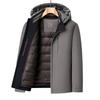 Pierre Cardin Men's Windproof Down Jacket - Thickened, Anti-freeze, Casual Winter Warmth for Middle-aged Dads