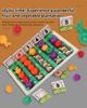 Montessori Baby Colorful Shape Educational Toys Experience Farmer's Uncle Plant Vegetable Toys Training Children Patience Toys