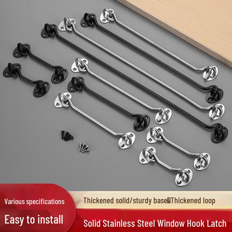 Stainless Steel Window and Door Windproof Hook Stopper