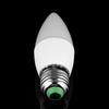 3W Multi Color Changing LED Candle Light Bulb AC85-265V with Remote Control(E27RGB+Cool White)