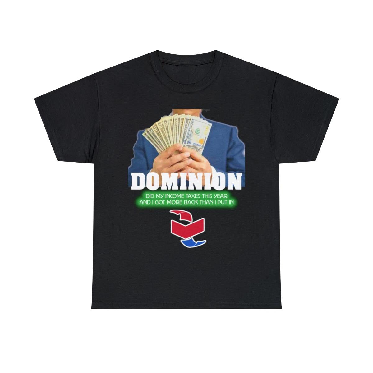 

Dominion Did My Income Taxes Men s Short Sleeve Tee XL