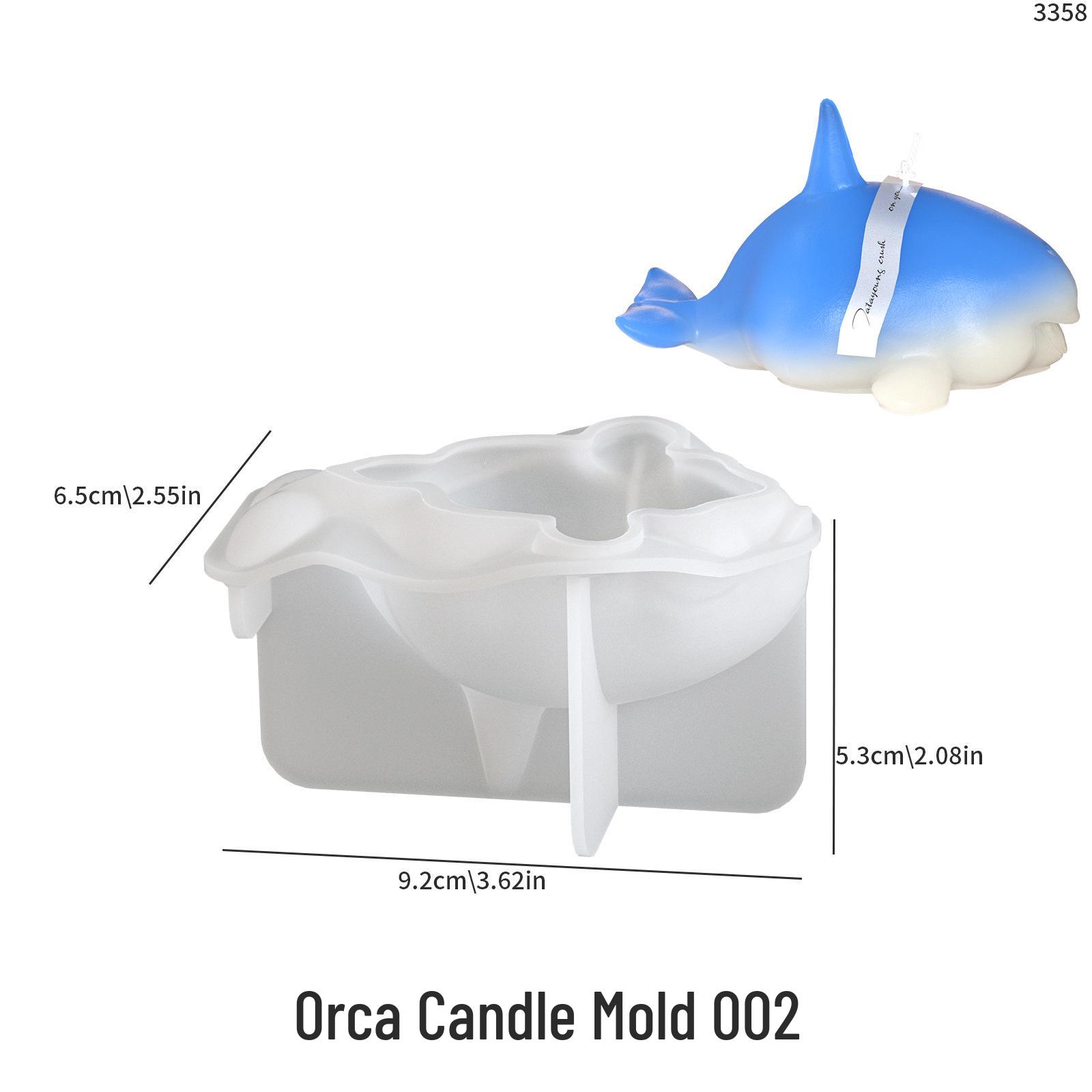 

Poppy DIY Scented Orca Candle & Display Stand Silicone Mold